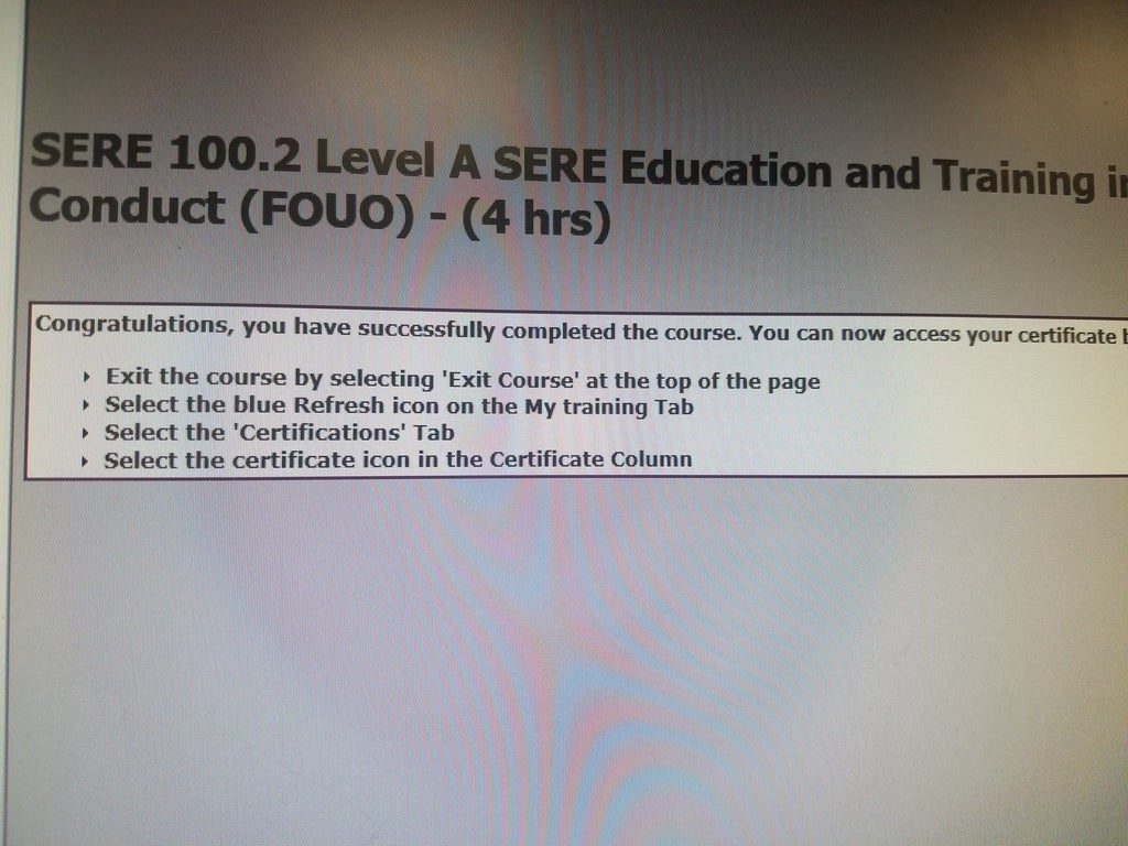 sere 100.2 test answers