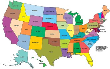 USA 50 States and Capitals with Maps