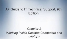 A+ Guide to Hardware Support Chapter 1 Test Answers