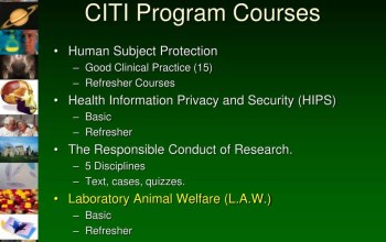 CITI Training Responsible Conduct (RCR) Quiz Answers