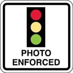 Red light photo is enforced.