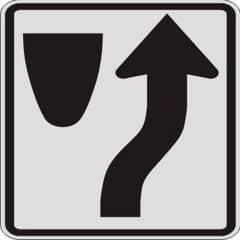 Traffic is required to keep to the right of medians or islands