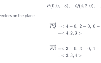 Find A Nonzero Vector Orthogonal To The Plane Through The Points
