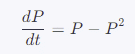 solve the given differential equation by separation of variables. dp dt = p − p2