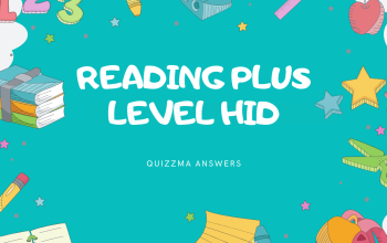 Reading Plus Answers Level HiD