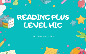 Reading Plus Answers Level HiC