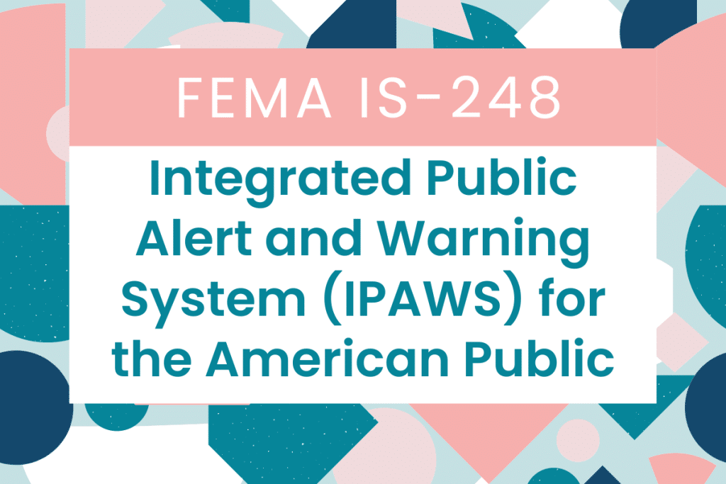 FEMA IS-248 Answers