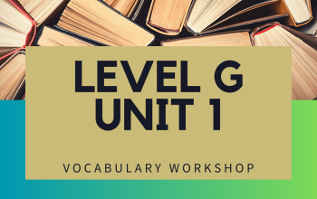 Vocabulary Workshop Level G Unit 1 Answers