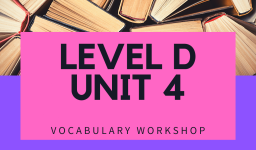 Vocabulary Workshop Level D Unit 4 Answers