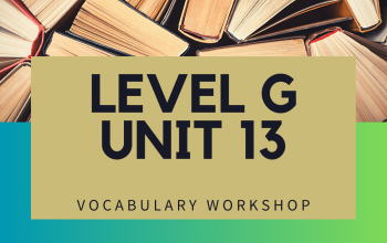 Vocabulary Workshop Level G Unit 13 Answers