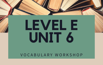 Vocabulary Workshop Level E Unit 6 Answers