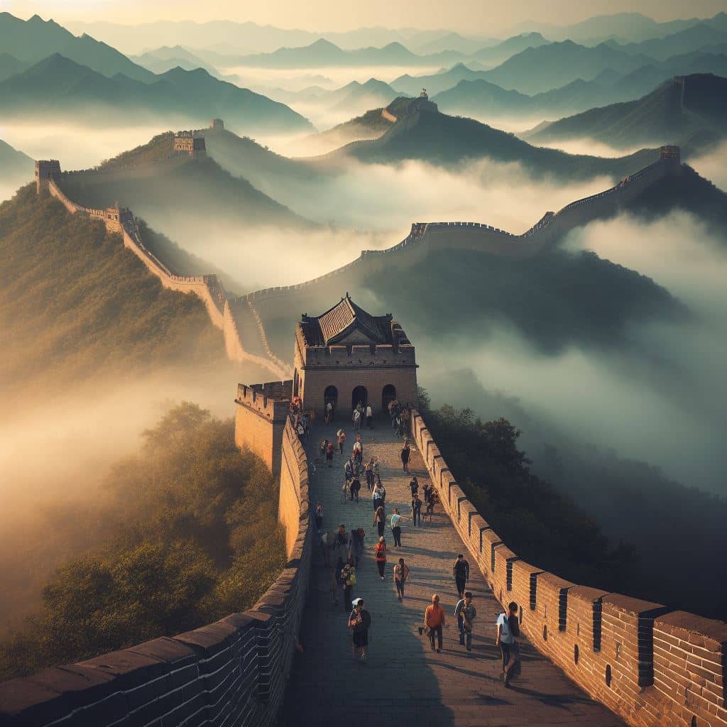 the Great Wall of China