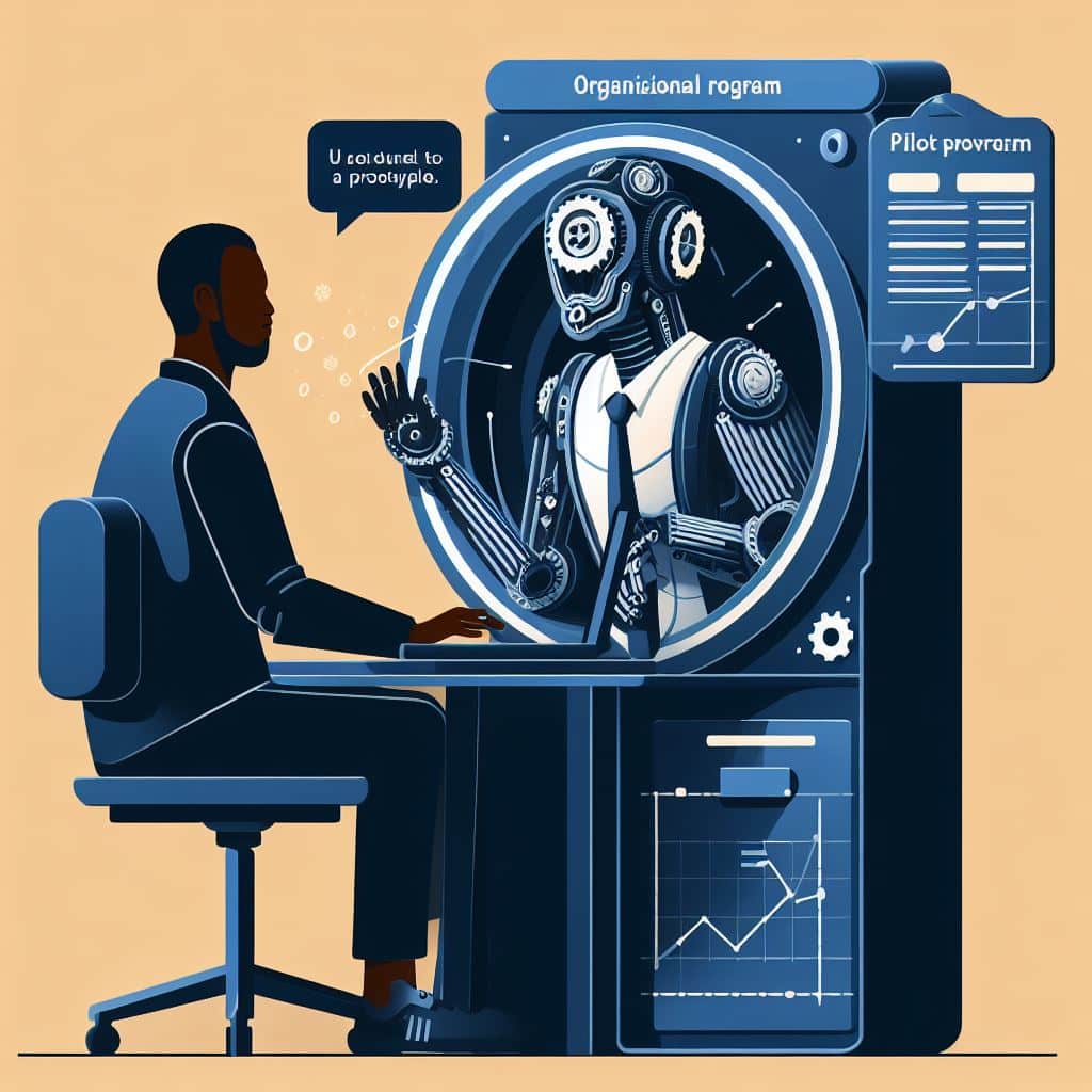 A vendor conducting a pilot program with your organization contacts you for organizational data to use in a prototype