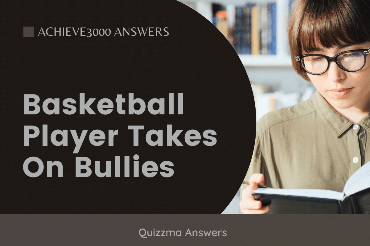 Basketball Player Takes On Bullies Answers