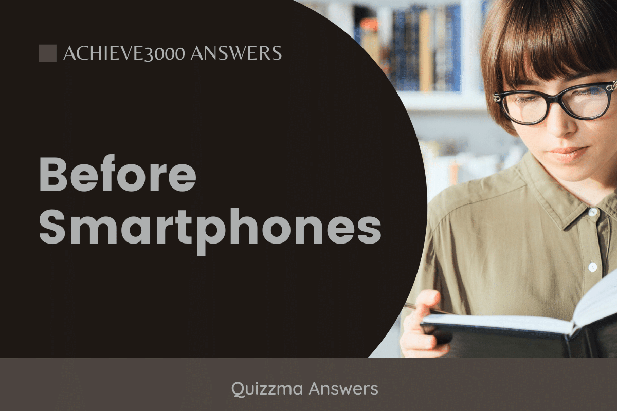 Before Smartphones achieve3000 answers