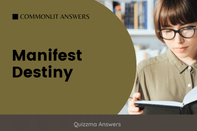 Manifest Destiny CommonLit Answers