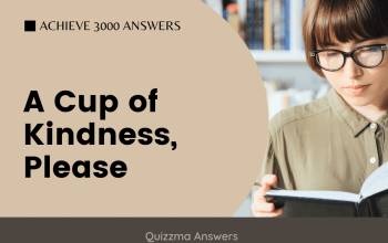 A Cup of Kindness, Please – Achieve 3000 Answers