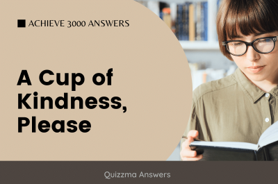 A Cup of Kindness, Please – Achieve 3000 Answers