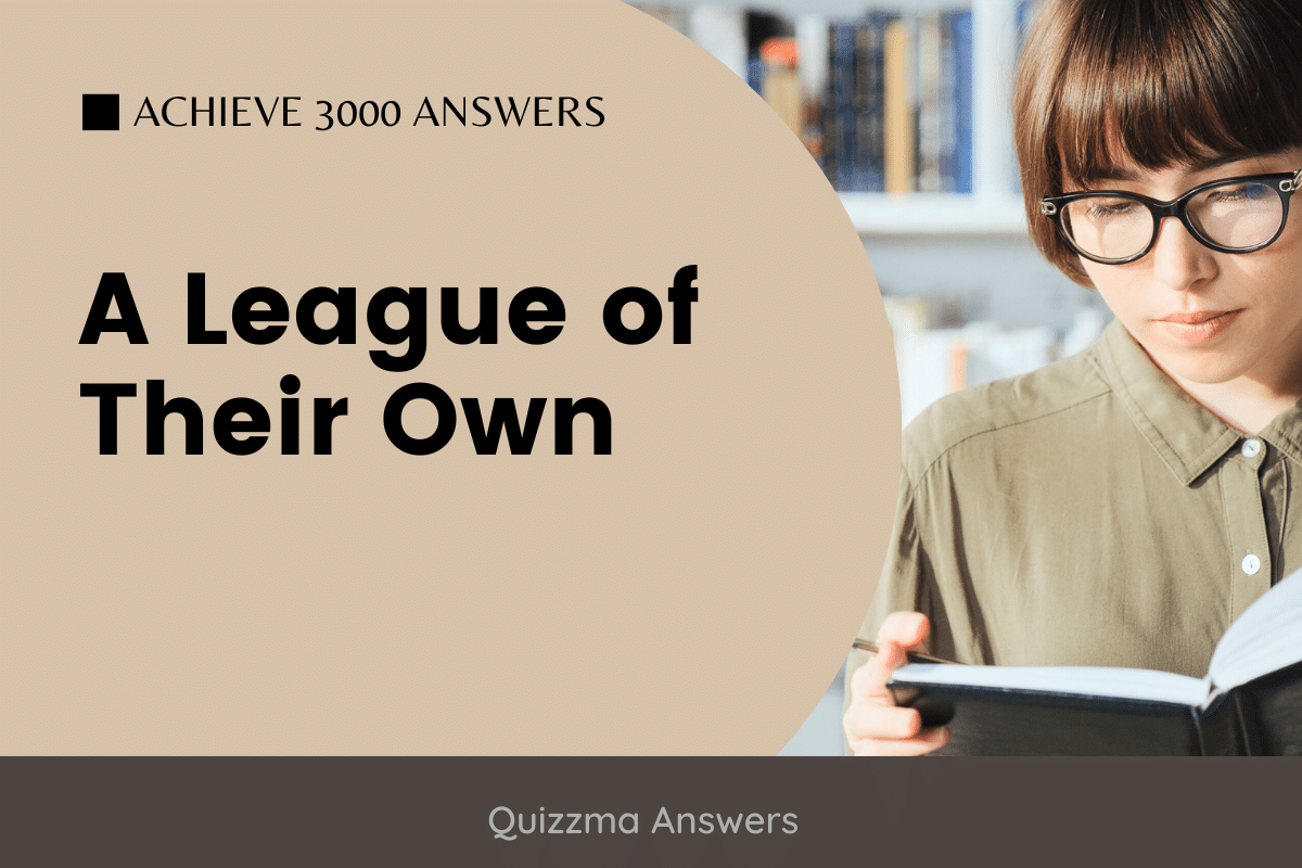 A League Of Their Own Achieve 3000 Answers