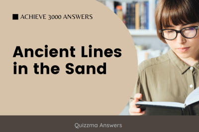 Ancient Lines in the Sand Achieve 3000 Answers