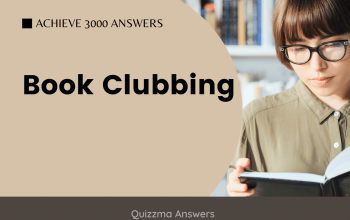 Book Clubbing Achieve 3000 Answers
