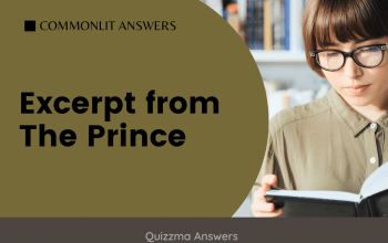 Excerpt from The Prince Commonlit Answers