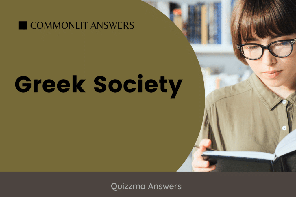 Greek Society commonlit