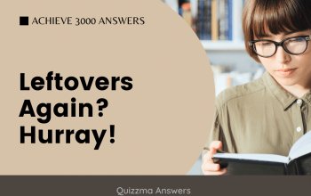 Leftovers Again? Hurray! Achieve 3000 Answers