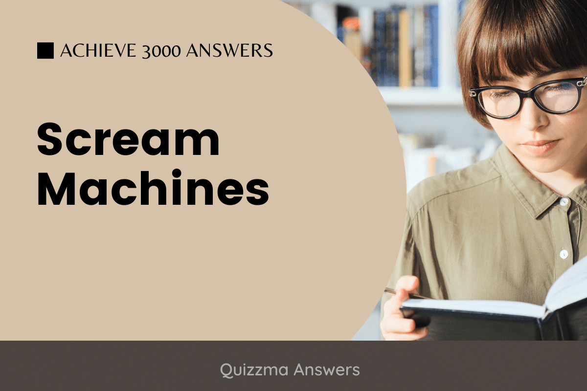 Scream Machines Achieve 3000 Answers