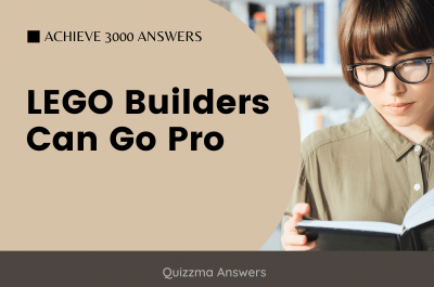 LEGO Builders Can Go Pro Achieve 3000 Answers