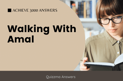 Walking With Amal Achieve 3000 Answers