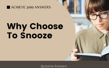 Why Choose To Snooze Achieve 3000 Answers