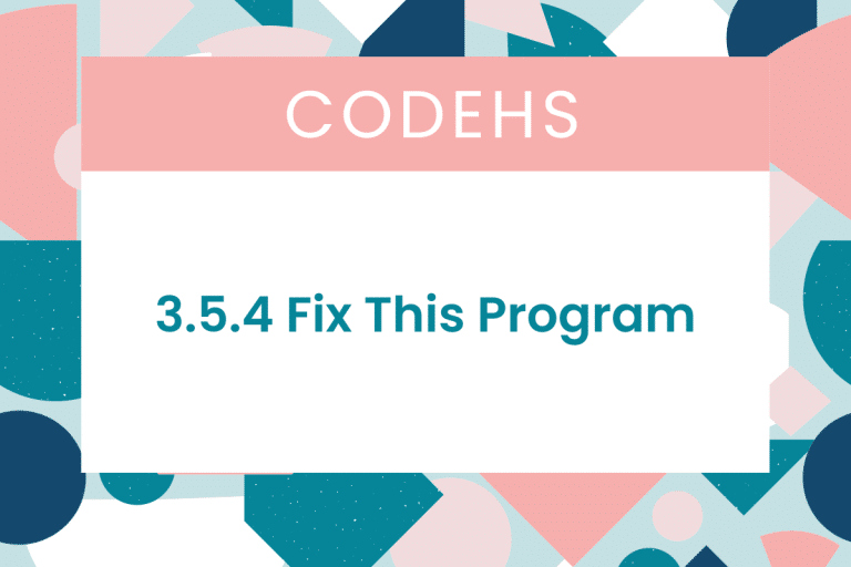 CodeHS Answers » Quizzma