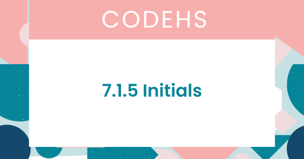 7.1.5 Initials CodeHS Answers » Quizzma