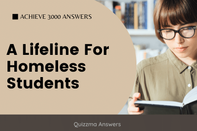 A Lifeline For Homeless Students Achieve 3000 Answers