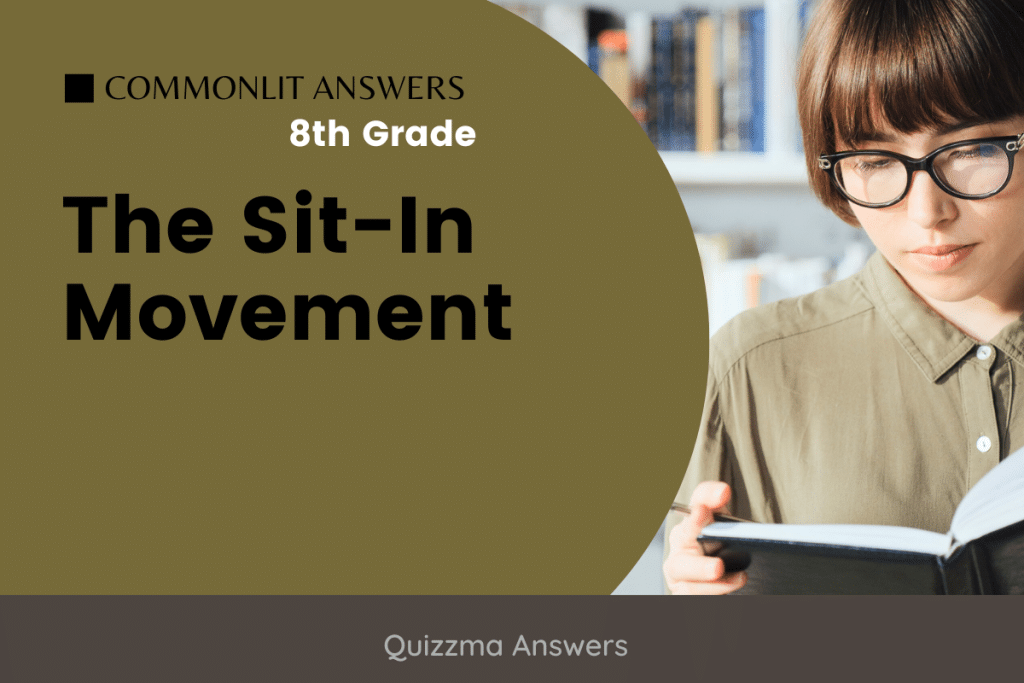 The Sit-In Movement Commonlit Answers