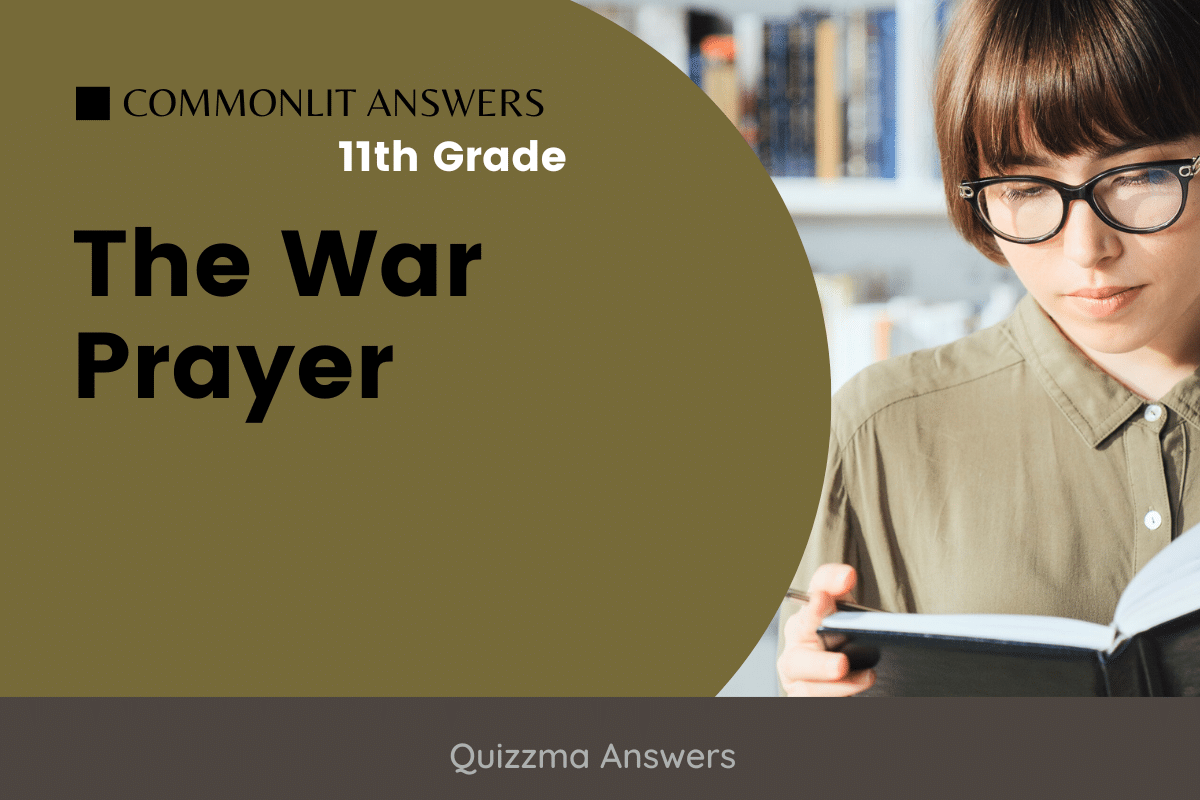 The War Prayer Commonlit Answers