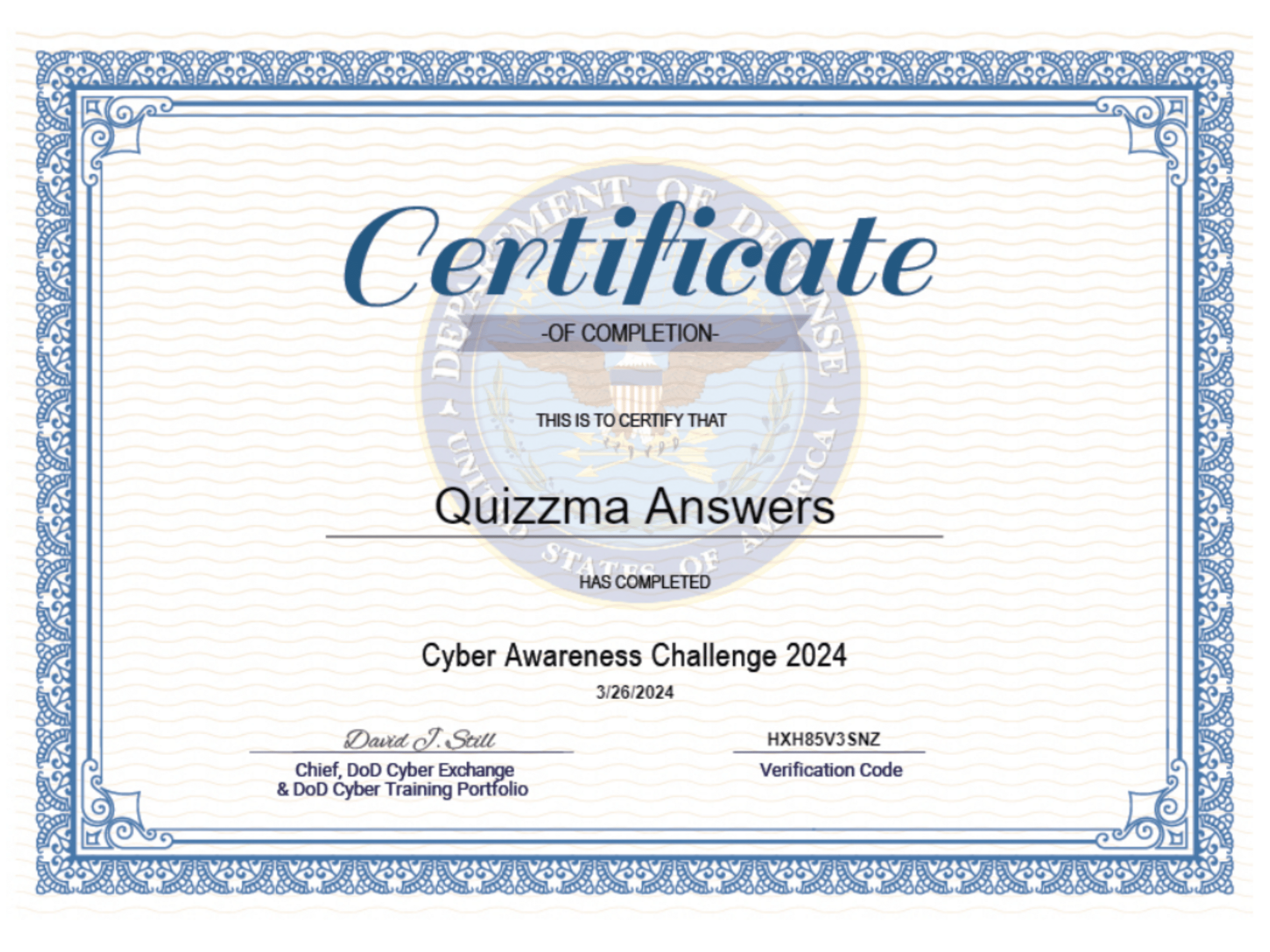 Cyber Awareness Challenge 2024 Answers