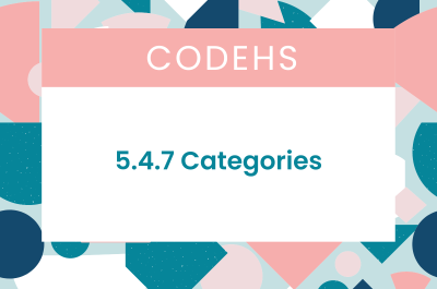5.4.7 Categories CodeHS Answers