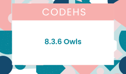 8.3.6 Owls CodeHS Answers