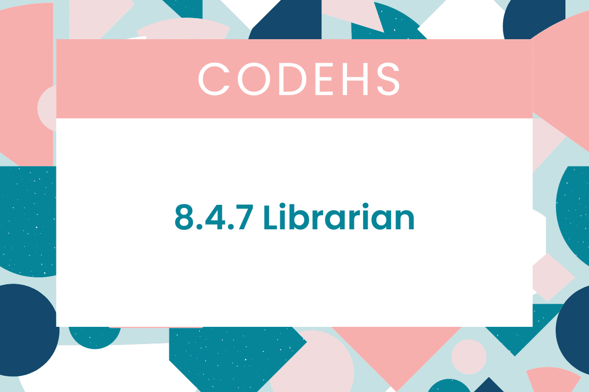 8.4.7 Librarian CodeHS Answers