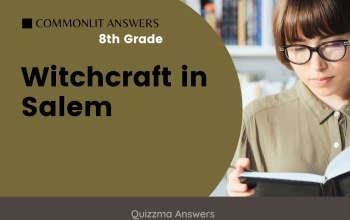 Witchcraft in Salem Commonlit Answers