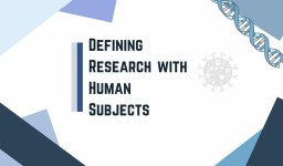 Defining Research with Human Subjects Answers