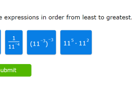 Put the expressions in order from least to greatest.