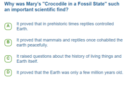 Why was Mary’s “Crocodile in a Fossil State” such an important scientific find?