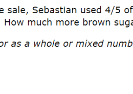 How much more brown sugar did Sebastian use?