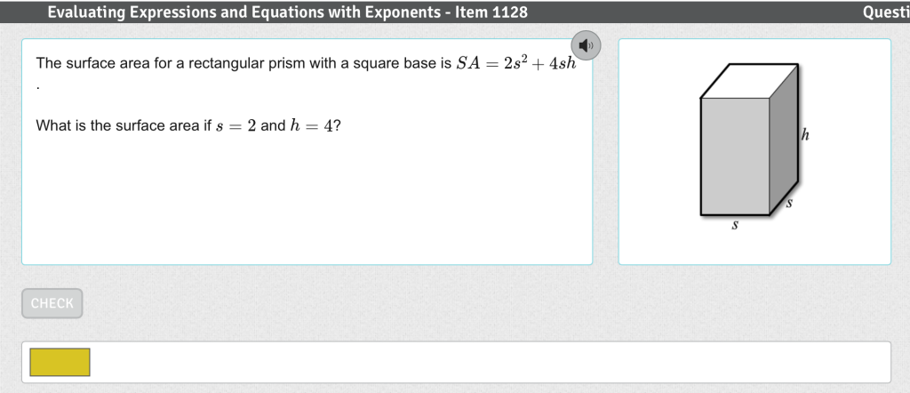 What is the surface area if