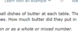 How much butter did they put in each dish?