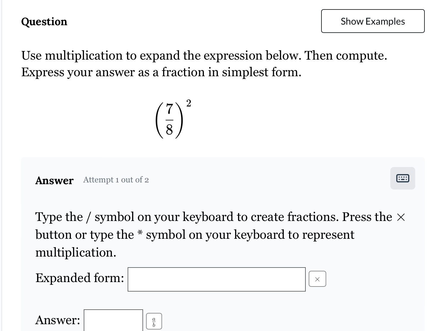 Expand and simplify the expression 