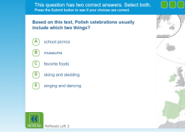 Based on this text, Polish celebrations usually include which two things?